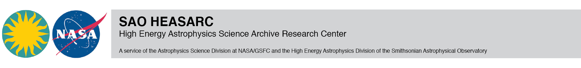 SAO High Energy Astrophysics Science Archive Research Center (HEASARC)